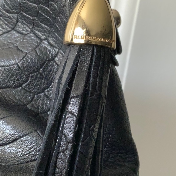Rebecca Minkoff Large Black Leather Shoulder Bag - Picture 5 of 9